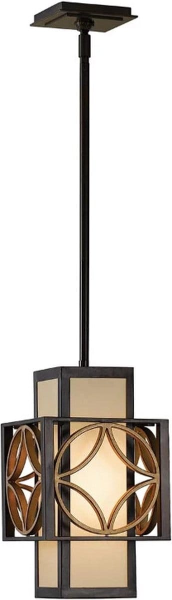 Feiss LED Hanglamp Remy | 1X E27 Max 60W | Dimbaar | Heritage Bronze/Parissiene Gold