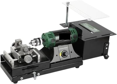 Sieraden polijstmachine - Steen bewerkingsmachine - Precisie slijpen - Continue waterkoeling - 180 mm zaagblad - Zwart
