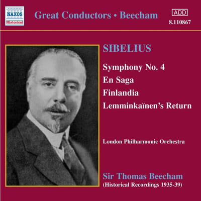 London Philharmonic Orchestra, Sir Thomas Beecham - Sibelius: Symphony No.4 | En Saga | Finlandia (CD)
