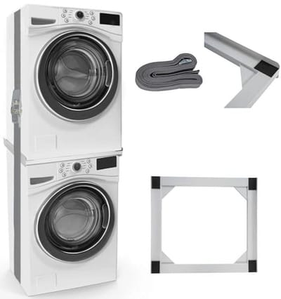 CLP Opbouwmeubel voor wasmachines - Ombouw - Verhoger - Rek - Aansluitframe -, Inhoud:Aansluitframe