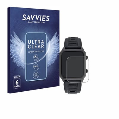 Savvies - Screenprotector voor Watchmark Kardiowatch FOCUS - Folie Beschermfolie transparant 6 Stuks