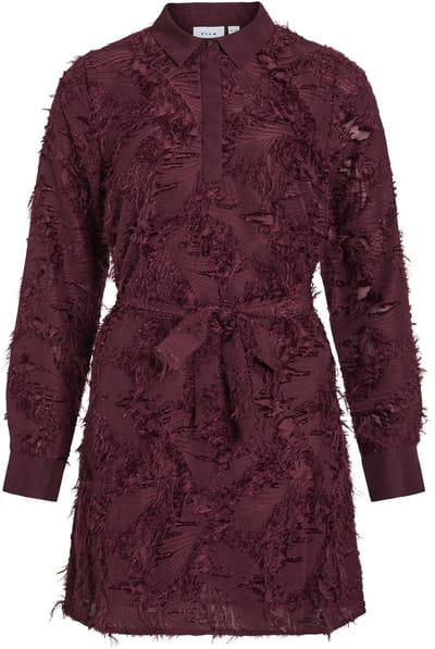 VILA - VIMISANJA L/S SHORT SHIRT DRESS - Dames - Mini jurken