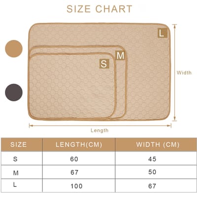 Tapis d'apprentissage pour chien Tapis d'entraînement pour animaux de compagnie Couches pour chien Tapis pour chiots Imperméables Absorbants Lavables Réutilisables pour Chiens Chats