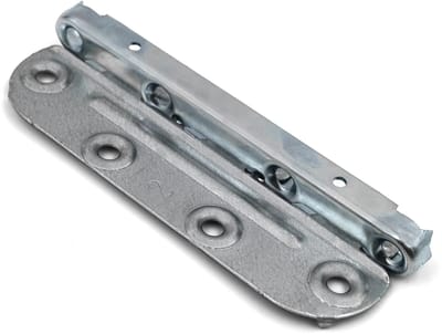 Dailygoody - Bedbeslag - Bedverbinders voor stabiele bedconstructies - 130 mm - Meubelverbinders - Complete set om te schroeven - Geschikt voor latten...