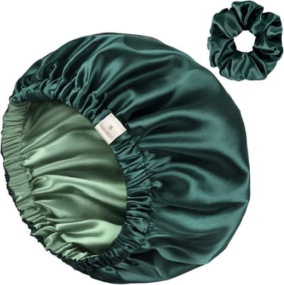 Satijnen Haarbonnet voor Vrouwen - Verstelbare Zijden Haarbonnet voor Krullend en Natuurlijk Haar