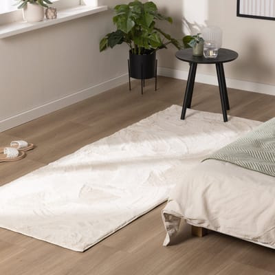 NATURL. Zacht laagpolige Loper - Cozy Creme - 80x250cm