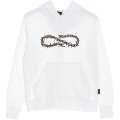 Lichtgewicht herensweatshirt met capuchon Thorn Logo Hoodie naturel