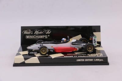 Dallara Mugen Honda F301 A. Davidson Runner-Up British F3 Championship 2001 1:43 Minichamps Wit / Zwart / Rood 400 010305