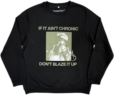 Snoop Dogg - Chronic Signature Sweater/trui - S - Zwart