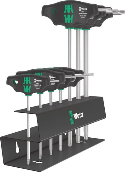 TORX Schroevendraaierset 7-delig met Houderfunctie - Ideale Grip en Ergonomisch Ontwerp