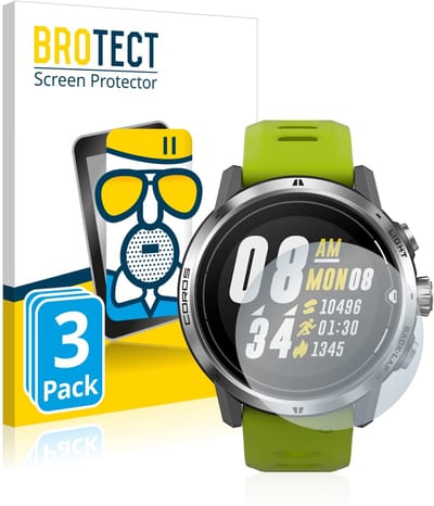 BROTECT - Screenprotector voor Coros Apex Pro - Folie Beschermfolie Beschermglas matte 3 Stuks