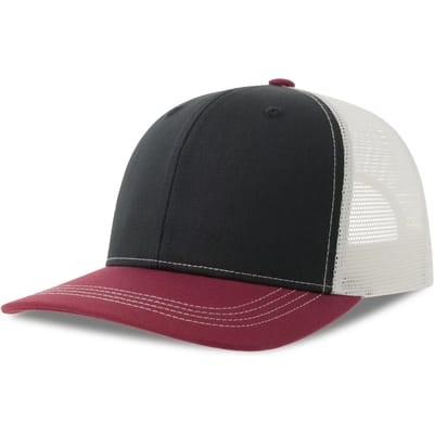 Atlantis Headwear Sonic-S Cap AT683 - Navy/Cardinal Red/White - One size
