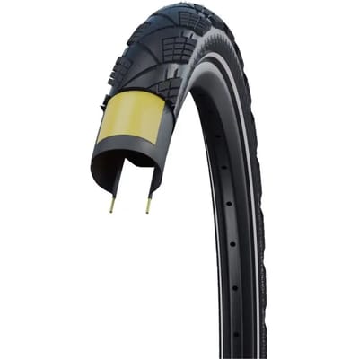 Schwalbe Marathon Efficiency Addix Race 700 X 45 Urbanband Zilver 700 x 45