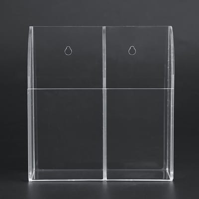 Dailygoods - Afstandsbediening Houder - Wandmontage Organizer - Set van 2 - Handig voor thuis - Ruimtebesparend - Organizer voor afstandsbedieningen -...