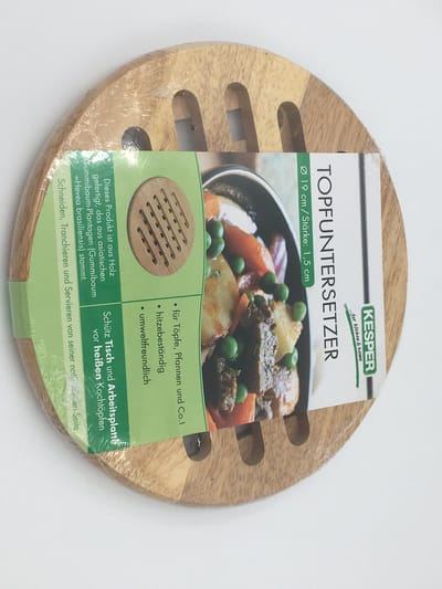 Kesper 62740, Onderzetter, FSC Bamboe, Hittebestendig, 19cm
