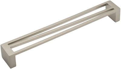 DOMINO HANDGREEP - Meubelgreep - Boorafstand 160mm - Zilver modern design - Voor keukenkastjes - ZnAl Handvat Set
