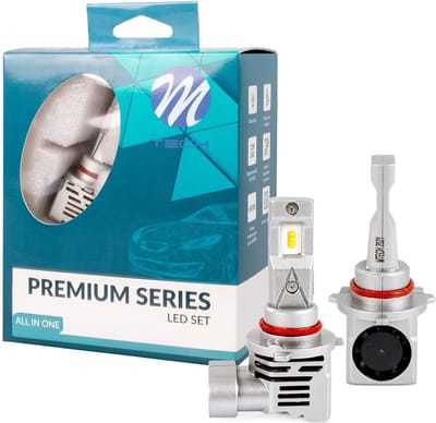 HB3 9005 koplamp set daglichtwit 6500K - 50 Watt & 5000 Lm/stuk | 12V & 24V DC - actieve koeling