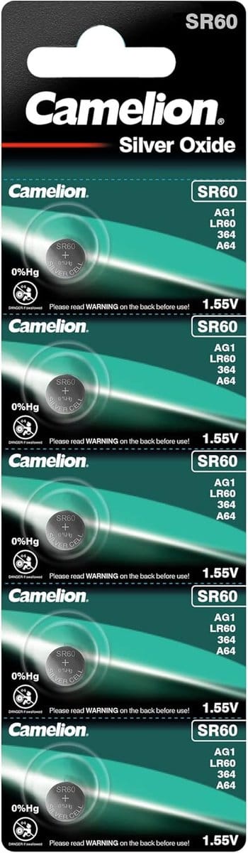 Knoopcel Batterijen - Kleine Batterijen - Horloge Reparatie - Zilveroxide Samenstelling - 155 Volt