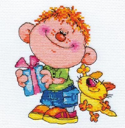 Borduurpakket Jongen - Antoshka - Alisa