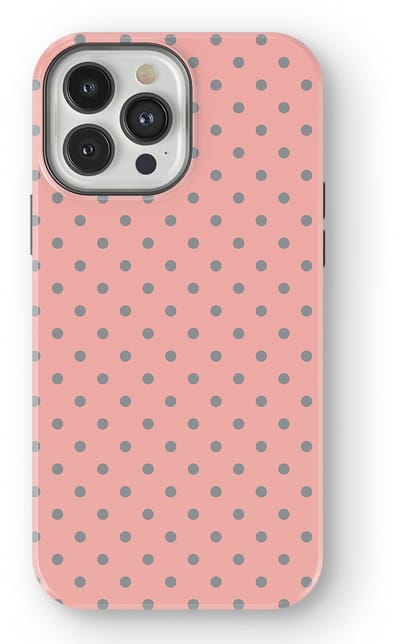 Polka Dots Hoesje geschikt voor iPhone 13 Pro Max | Geschikt Voor Mag | Stippen Design Backcover geschikt voor iPhone 13 Pro Max Soft Grey Dots