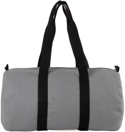 Kimood Reistas van katoencanvas KI0632 - Grey / Black - One size