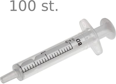 BD Discardit 2ml - injectiespuit - 100 stuks