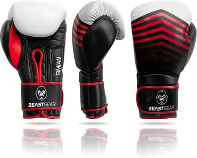 Bokshandschoenen van echt rundleer voor mannen en vrouwen – MMA en sparring handschoenen voor bokszak, pads (10-16 oz)