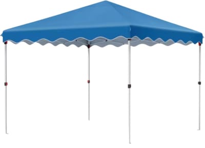 Gazebo Valora - Pergola - Paviljoen - Partytent - Strandtent - Voor Terras, Feest en Achtertuin - 3x3m - Blauw