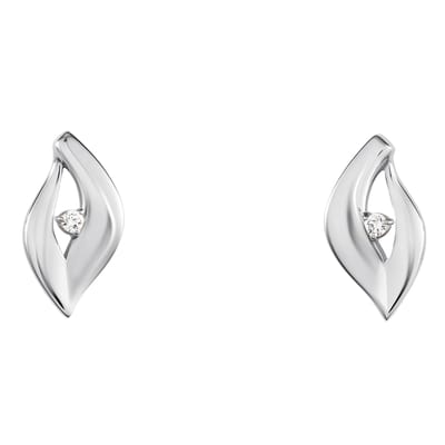 Orphelia 'Milan' Dames 925 Sterling Zilveren Stud Oorbellen - Zilver ZO-7519