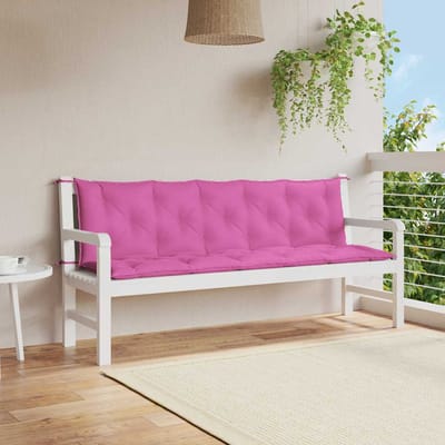 vidaXL - Tuinbankkussens - 2 - st - oxford - stof - roze