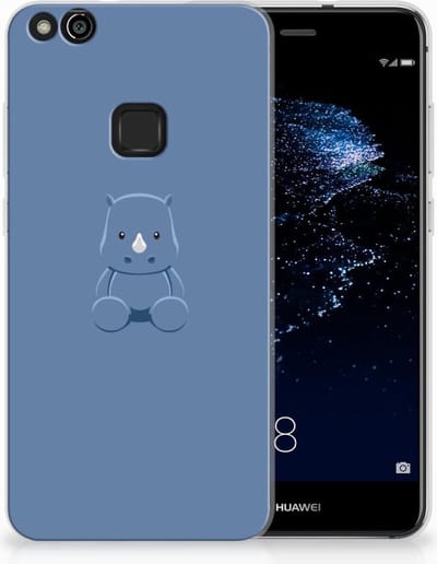 Huawei P10 Lite Telefoonhoesje met Naam Baby Rhino