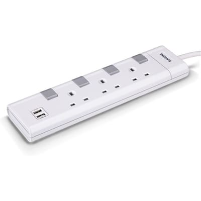 Philips Socket 230V 3 way CHP4130WB/05 - 3 pin socket