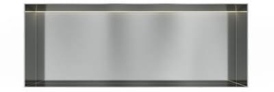 Hotbath &More BOX080FL inbouwnis 30x80x10cm zonder frame met verlichting RVS316