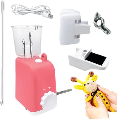 Vlechtmachine Touw - Automatische Vlechter - Armbanden Maken - Eénknops Bediening - 14.5x11x16CM - Roze