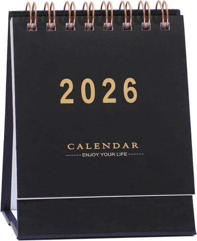 Mini Bureauboek Kalender 2024-2025 Staand Bladverwijderbaar