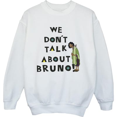 Disney Jongens Encanto We Dont Talk About Bruno Jongens Sweatshirt (Wit)