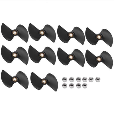 Allecto - Brushless RC Speedboot Propellers - Duurzame Accessoires - Hoge Prestaties - 10 Stuks - Geschikt voor Speedboten - Perfect voor Watersport