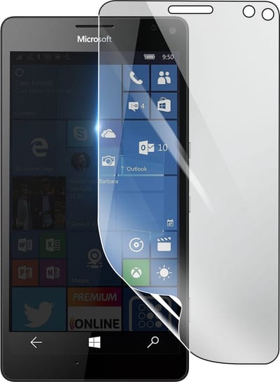 3mk, Geschikt voor Microsoft Lumia 950 XL, Schokbestendige Hydrogel Screenprotector, Transparant