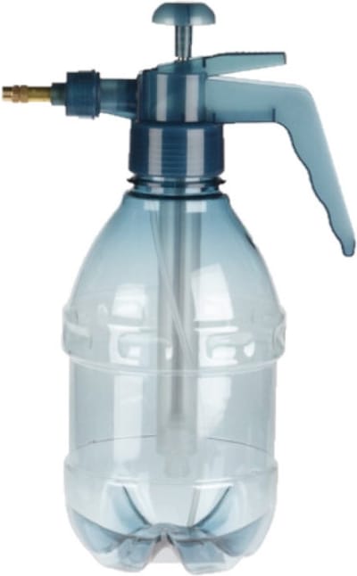 Pro Garden Plantenspuit met hoge druk sproeier - kunststof - 1.5 liter - blauw - Waterverstuivers