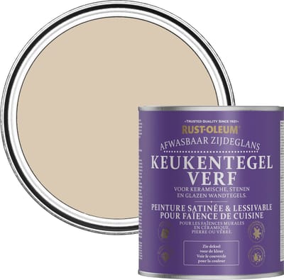 Rust-Oleum Lichtbruin Keukentegelverf Zijdeglans - Klei 750ml