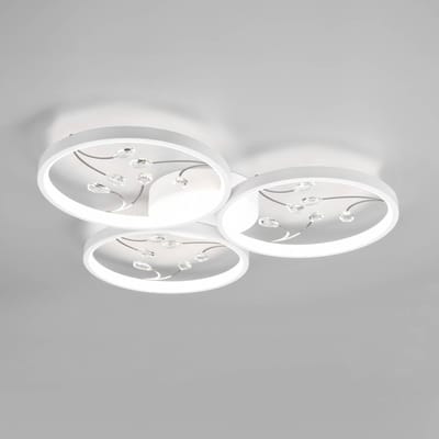 Trio Lighting Plafondlamp Groovy 3-lamps wit 4.000K
