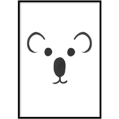 Poster Koala – 30x40cm – Poster Babykamer - Poster Kinderkamer - 210g Fotopapier