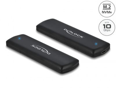 Delock External Enclosure for M.2 NVMe PCIe SSD with USB Type-C™ female - tool free