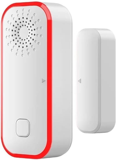Deur Raam Sensor - Alarm Systeem - Huis Beveiligen - Luid 100dB Alarm - 66 Gram - Wit