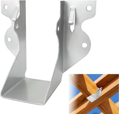 Balkdragers - Verbindingsstukken Hout - Houtconstructies Verstevigen - Thermisch Verzinkt Staal - 15 stuks - Zilverkleurig