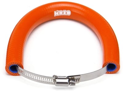 Dailygoods- Uitlaatdemper Hittebestendig - Universele Motorfietsaccessoires - Siliconen/Roestvrij Staal - Bescherming - 33 cm/52 cm - 150 gram - Uitlaatbeschermer