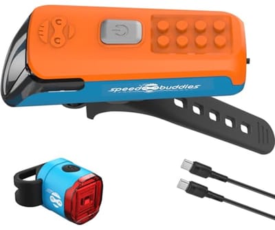 Fietslamp voor Kinderfiets - StVZO-goedgekeurde LED Lamp met USB-C Oplaadfunctie