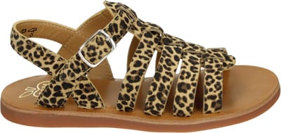 Pom d'Api - PLAGETTE STRAP - SandalenMeisjesKindersandalen - Kleur: Bruin - Maat: 32
