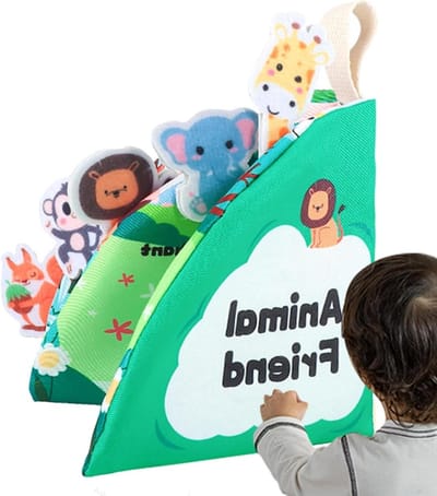 Stille Activiteitenboek - Educatief Speelgoed - Reizen Leren - Verbetering Motorische Vaardigheden - 15 x 15 x 3 cm - Multicolor