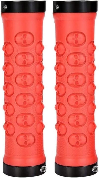 Fietsstuur Grips - Handvatten Stuur - Comfortabel Fietsen - Ergonomisch Ontwerp - 22.2 mm Diameter - Rood